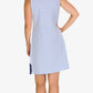 DUFFIELD LANE MACKINAC DRESS WITH BLUE & WHITE STRIPE
