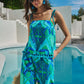 Sugarlips Blissy Tropical Hanie Flare Pants